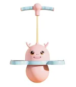 Skoczki dla dzieci - Skoczek Dla Dzieci Pogo Jumper Jeleń Różowy Perfectlife - miniaturka - grafika 1
