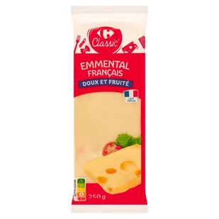 Carrefour Classic Ser emmentaler francuski 250 g - Sery - miniaturka - grafika 1
