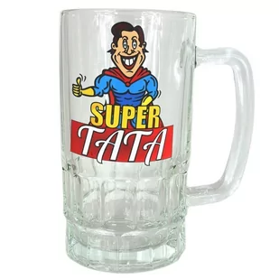 Kufel szklany - Super Tata - Szklanki - miniaturka - grafika 1
