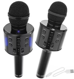 Mikrofon Karaoke Bezprzewodowy Śpiewania Głośnik - Mikrofony estradowe - miniaturka - grafika 1