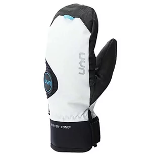 UYN Yeti Mittens Rękawiczki sportowe, Biały Czarny, XL Unisex, Czarny biały, XL - Rękawiczki - miniaturka - grafika 1