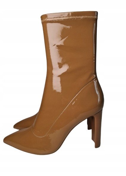 ALDO LAKIEROWANE KLASYCZNE KOZAKI Z ZAMKIEM BRĄZOWE 36 TLA