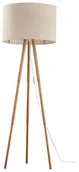 Lampy stojące - TK Lighting Stylowa lampa podłogowa sosna TOKYO E27 60W wys. 148cm len TK5288 - miniaturka - grafika 1