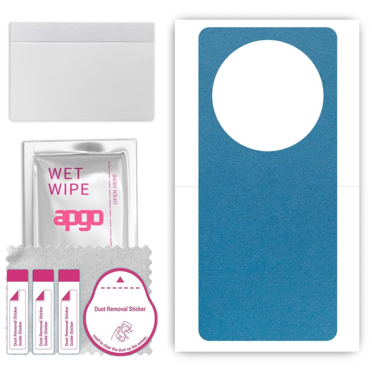 Folia naklejka skórka strukturalna na TYŁ Zamsz do Oppo Find X6 - Zamsz Niebieski - apgo SKINS