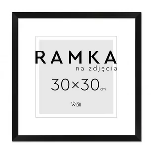 Ramka na zdjęcia 30x30 cm Czarna - Ramki na zdjęcia - miniaturka - grafika 1