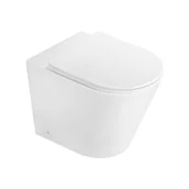 Miski WC - Mexen Rico miska wc stojąca Rimless z deską wolnoopadającą slim, duroplast, biała połysk - 32724000 - miniaturka - grafika 1