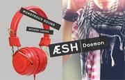 Słuchawki - Rocking Residence AESH Czerwony RR222 - miniaturka - grafika 1