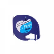 Papier do drukarek - Taśma zamiennik Dymo 59426, S0721600 / S0721650, 12mm x 4m, czarny druk / niebieski podkład - miniaturka - grafika 1