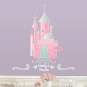 Naklejki na ścianę - Naklejka Dekoracyjna Zamek Rmk1785Gm - miniaturka - grafika 1