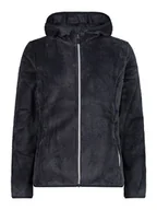 Kurtki damskie - CMP Kurtka polarowa w kolorze czarnym - miniaturka - grafika 1