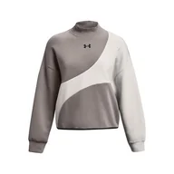 Bluzy sportowe damskie - Bluza sportowa damska Under Armour Unstoppable Flc Crop Crew - miniaturka - grafika 1