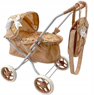 Wózek dla lalek głęboki z torbą - Wózki dla lalek - miniaturka - grafika 1