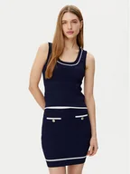 Bluzki damskie - Guess Bluzka 5RGR03 5640Z Granatowy Regular Fit - miniaturka - grafika 1