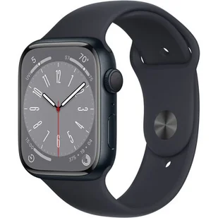 Apple Watch 8 GPS 45mm Aluminium Czarny - Smartwatch - miniaturka - grafika 1