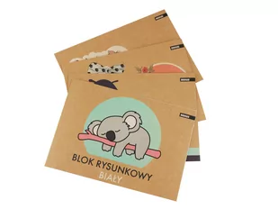 BENIAMIN Blok rysunkowy A4/20K biały Kraft - Beniamin - Szkolne artykuły papiernicze - miniaturka - grafika 1