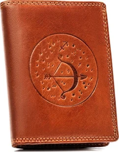Peterson Duży, skórzany portfel męski z wytłoczonym znakiem zodiaku - Peterson NoSize - Portfele - miniaturka - grafika 1