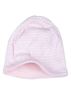 Czapeczki dla niemowląt - Claesens Czapka w kolorze biało-jasnoróżowym - miniaturka - grafika 1