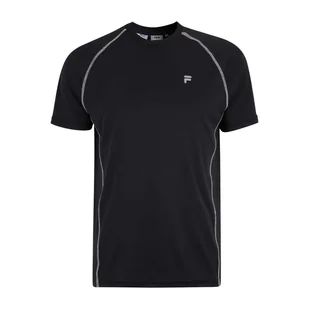 Męska Koszulka z krótkim rękawem FILA LEXOW RAGLAN FAM0317-80010 – Czarny - Koszulki męskie - miniaturka - grafika 1