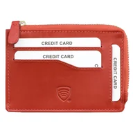 Etui na dokumenty i karty - Koruma, Etui damskie na karty, czerwone, 11x8x1 cm - miniaturka - grafika 1