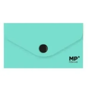 Mp Main Paper Teczka kopertowa 62x105mm na zatrzask turkusowa - Teczki i skoroszyty - miniaturka - grafika 2