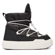 Buty dla dziewczynek - Śniegowce Moon Boot Jr Park lace Mid 80D3440070 D Czarny - miniaturka - grafika 1