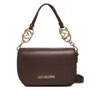 Torebki damskie - Torebka LOVE MOSCHINO JC4049PP1NLF0301 Brązowy - miniaturka - grafika 1