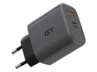 Ładowarki do telefonów - Ładowarka ISY IWC-4065-GR Czarny - miniaturka - grafika 1