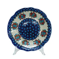 Dekoratorstwo - Ceramiczny talerz deserowy 21,5 cm Ceramika Bolesławiec - miniaturka - grafika 1