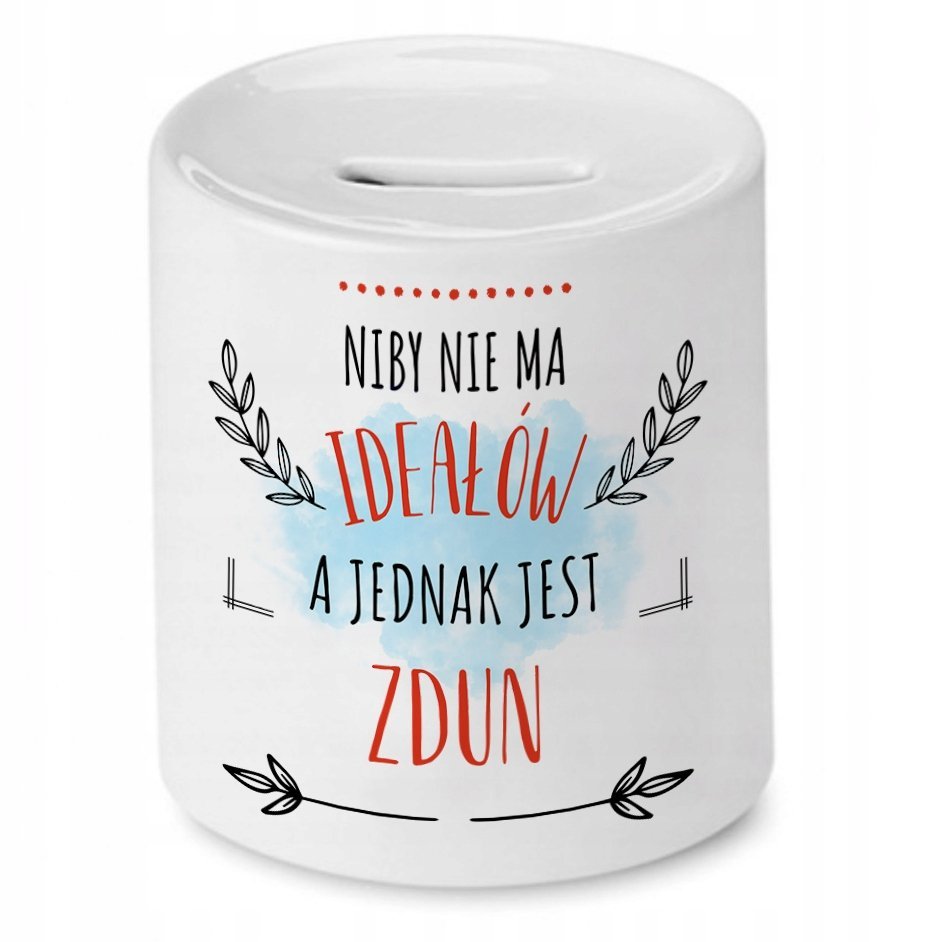 Złoty Kubek Premium Dla Skarbnika Prezent z Nadrukiem ze Zdjęciem + Opakowanie na prezent (wzór 02)