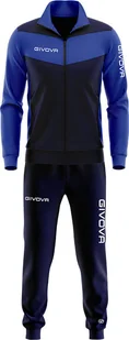Dres Givova Luxury Visa granatowo-niebieski TR018L 0204-XL - Dresy męskie - miniaturka - grafika 1