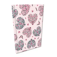 Notesy i bloczki - Notes A5 w kratkę Soft Touch Serca - miniaturka - grafika 1