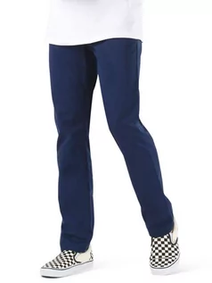 Buty dla chłopców - Vans AUTHENTIC CHINO SLIM DRESS BLUES spodnie lniane mężczyzn - 31 - grafika 1