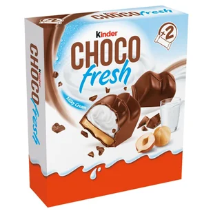Kinder - Choco Fresh. Batoniki z nadzieniem mleczno karmelowym - Kefiry, jogurty, maślanki - miniaturka - grafika 1