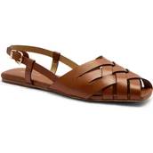 Sandały damskie - Michael Kors Skórzane sandały IRENE - miniaturka - grafika 1