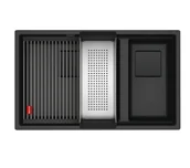 Zlewozmywaki - Franke Kanon KNG 120-46-21 Granitowy Onyx - miniaturka - grafika 1