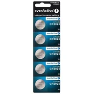 Baterie i akcesoria - EverActive Bateria Pastylkowa CR2025 Lithium Battery 3v 1szt - miniaturka - grafika 1