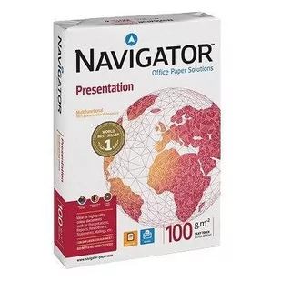 Navigator The Company Papier Presentation A4 100g/m2 500 kartek  do drukarek atramentowych 82437A10SB - Papier do drukarek - miniaturka - grafika 1