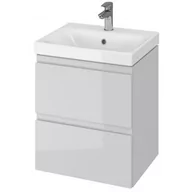 Szafki łazienkowe - Cersanit Moduo szafka 50 cm podumywalkowa szara S590-011-ECO - miniaturka - grafika 1