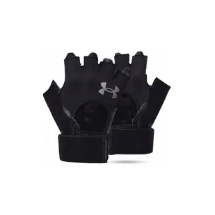 Rękawice męskie bez palców Under Armour Weightlifting 1369830-001 - Rękawiczki - miniaturka - grafika 1