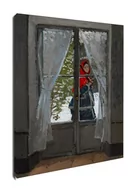 Obrazy i zdjęcia na płótnie - The Red Kerchief, Claude Monet - obraz na płótnie Wymiar do wyboru: 60x90 cm - miniaturka - grafika 1