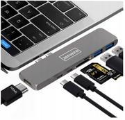 Huby USB - Adapter, Zenwire, 7w1 HUB USB-C HDMI 4K SD Macbook Pro / Air - miniaturka - grafika 1