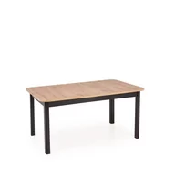 Stoły - Stół Rozkładany 160-228 x 90 x 78 Florian Dąb Artisan / Czarny Halmar - miniaturka - grafika 1