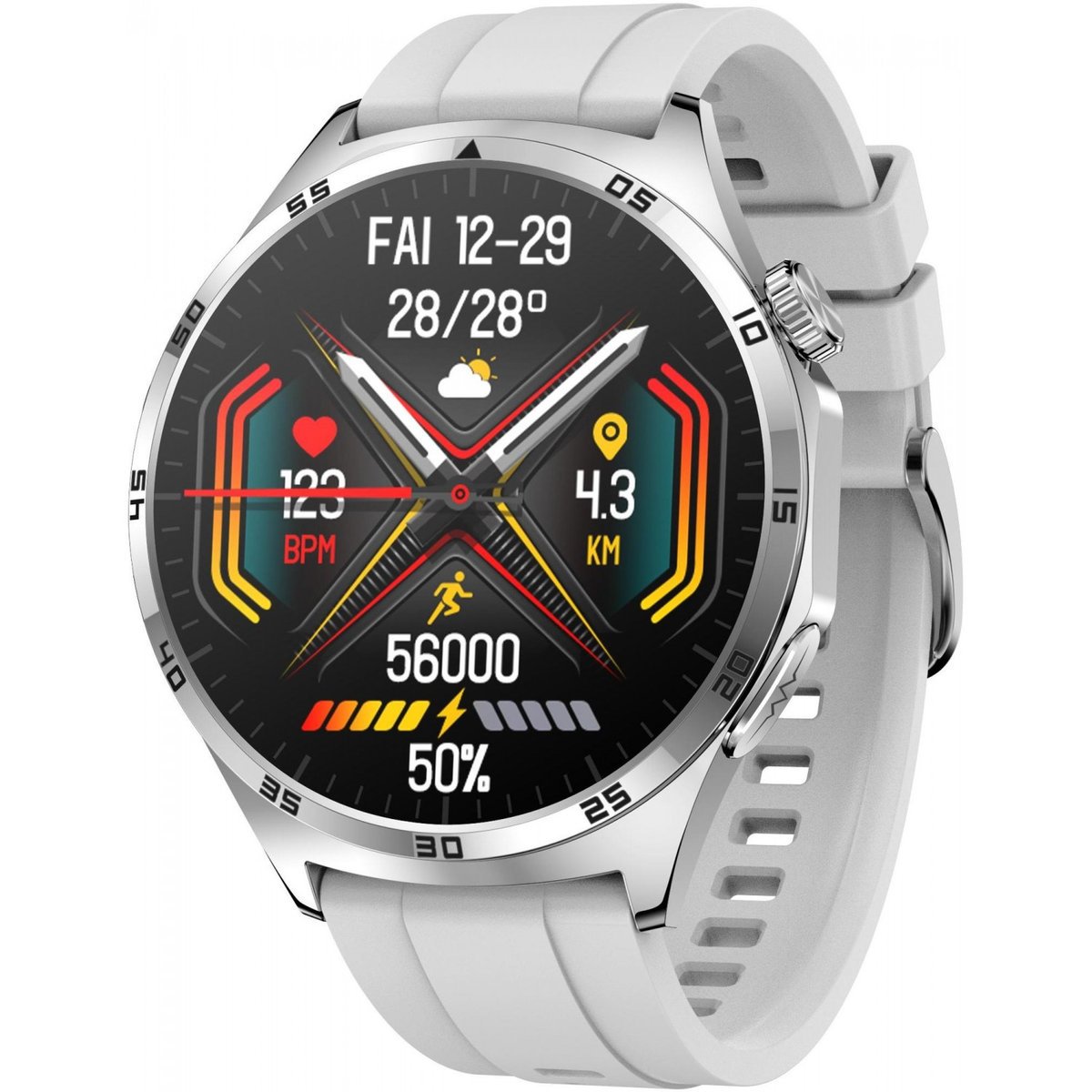 Zegarek Smartwatch Męski Hagen HB27.111.5312 szary