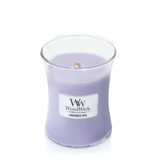 WoodWick Lavender Spa Świeca średnia 0,65 kg 92492E - Świece - miniaturka - grafika 2