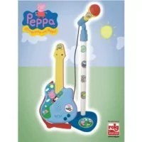 Reig Peppa Mikrofon na Statywie i Gitara 2322 - Instrumenty muzyczne dla dzieci - miniaturka - grafika 1