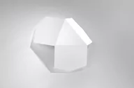 Lampy ścienne - Sollux Lighting Lampa kinkiet Tre, biała, 0424 2x40 W - miniaturka - grafika 1
