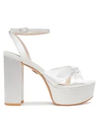 Sandały damskie - Buffalo Sandały 1291547 Biały - miniaturka - grafika 1