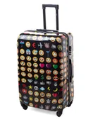 Walizki - Duża walizka KEMER RGL PRINT L Emotki - miniaturka - grafika 1