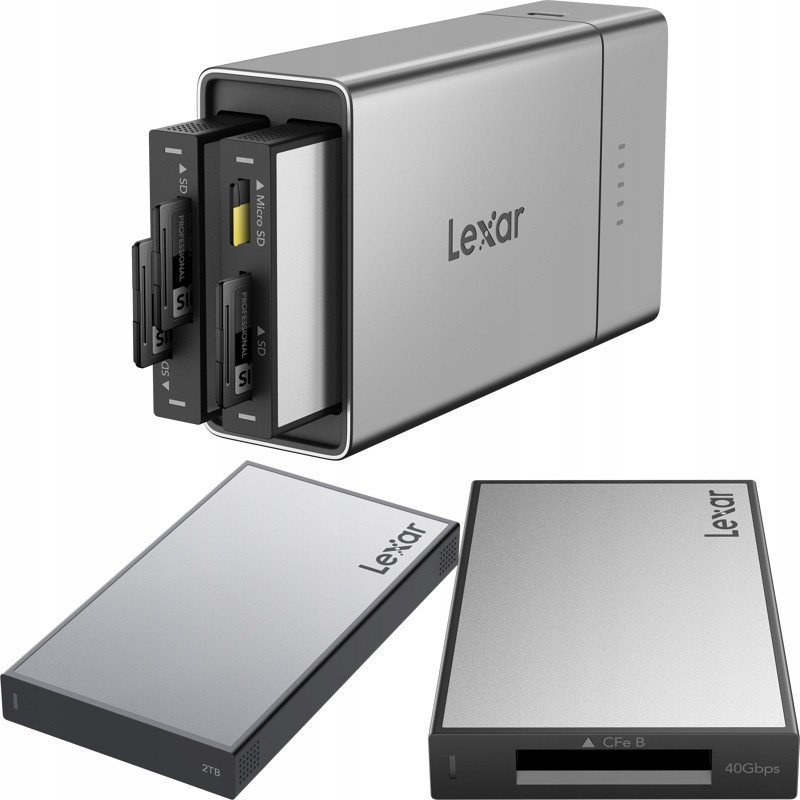 Lexar Professional Workflow Go I with CFexpress 4.0 Type B reader and 2TB SSD F600/740/502T-2TB