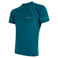 Koszulki sportowe męskie - Męska koszulka Sensor Double Face Rozmiar: XXL / Kolor: zielony/niebieski - miniaturka - grafika 1